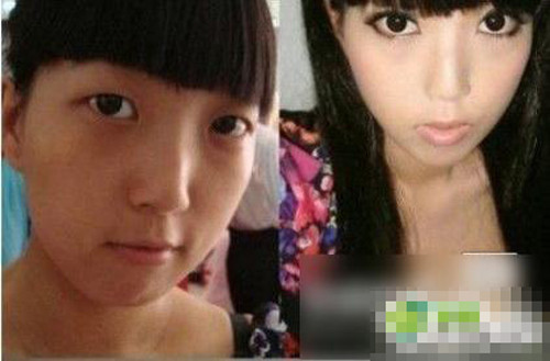 A lê hấp, chỉ nhờ trang điểm mà hô biến ngay được một cô nàng bình thường thành một búp bê xinh đẹp thế này? Xem thêm: Bí quyết "xóa" mụn khi trang điểm/Trang điểm mắt mùa Xuân/Trang điểm cho môi mỏng/Mẹo trang điểm cho mắt to sáng A lê hấp, chỉ nhờ trang điểm mà hô biến ngay được một cô nàng bình thường thành một búp bê xinh đẹp thế này? Xem thêm: Bí quyết "xóa" mụn khi trang điểm/Trang điểm mắt mùa Xuân/Trang điểm cho môi mỏng/Mẹo trang điểm cho mắt to sáng