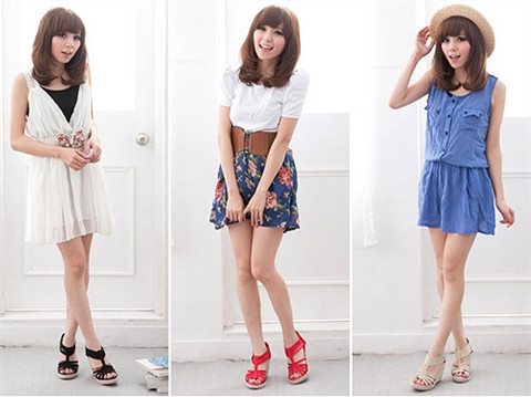 Kiểu sandal này còn rất hợp khi diện váy bohemian, quần short dạo phố hay đi biển. Có rất nhiều loại quai đáng yêu với dây chéo, hoa và nơ xinh.