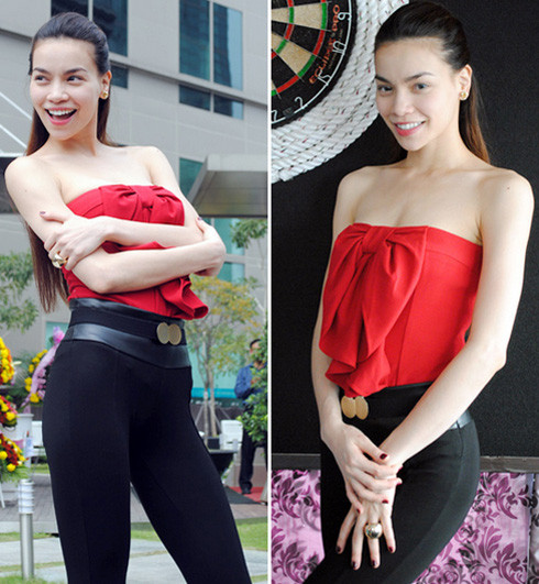 Bí quyết diện quần tregging không phản cảm ảnh 4 Ca sĩ Hồ Ngọc Hà luôn có gu ăn diện hợp thời trang.