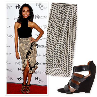 4. Váy đắp lớp, giày dây Một chiếc váy đắp lớp tạo dáng trông như dùng một mảnh vải quấn quanh người với họa tiết giản dị cũng đủ tạo ảo giác bạn trông cao hơn và thon hơn. Đừng quên mang một đôi giày có quai dây với đế bằng, giúp chân bạn trông dài hơn mà bạn vẫn có thể bước đi vững vàng tự tin trên đôi giày cao ngất. 4. Váy đắp lớp, giày dây Một chiếc váy đắp lớp tạo dáng trông như dùng một mảnh vải quấn quanh người với họa tiết giản dị cũng đủ tạo ảo giác bạn trông cao hơn và thon hơn. Đừng quên mang một đôi giày có quai dây với đế bằng, giúp chân bạn trông dài hơn mà bạn vẫn có thể bước đi vững vàng tự tin trên đôi giày cao ngất.