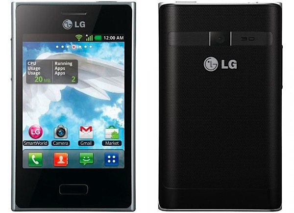 LG Optimus L3 - Android cấp thấp với giá 192 USD ảnh 1 LG Optimus L3 - Android cấp thấp với giá 192 USD ảnh 1