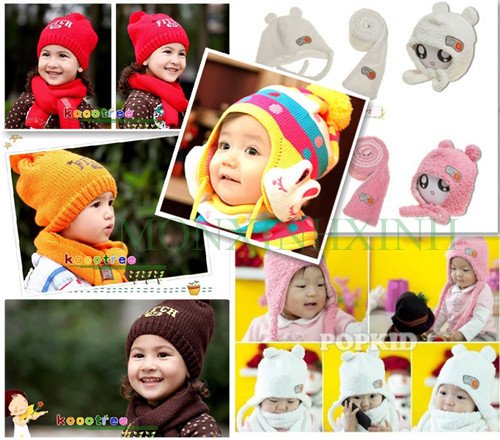 Bộ khăn mũ Fitch và tai thỏ siêu cute cho bé .. Bộ khăn mũ Fitch và tai thỏ siêu cute cho bé ..