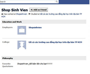 Viết bài, mở rộng mạng lưới bạn bè trên facebook hay các mạng xã hội là công việc sinh viên được thuê khá nhiều Viết bài, mở rộng mạng lưới bạn bè trên facebook hay các mạng xã hội là công việc sinh viên được thuê khá nhiều