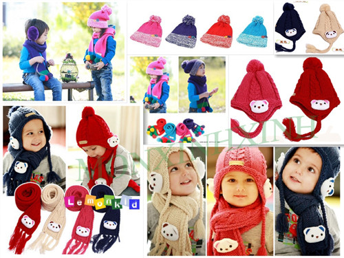 Bộ khăn mũ quả bông: ton sur ton với trọn bộ khăn và mũ len rất ấm. Bộ khăn mũ quả bông: ton sur ton với trọn bộ khăn và mũ len rất ấm.