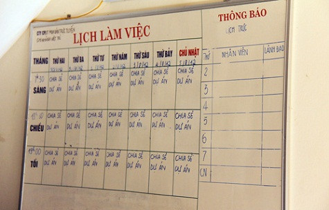 Lịch làm việc của chi nhánh vẫn được bố trí kín cho đến hết ngày 5/8.