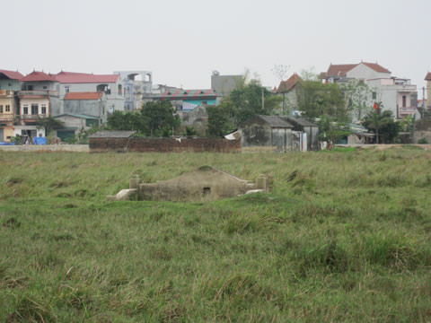 Dự án hoành tráng này hiện nay vẫn là bãi đất trống cỏ hoang um tùm trái ngược hẳn với quảng cáo trước đó của chủ đầu tư.