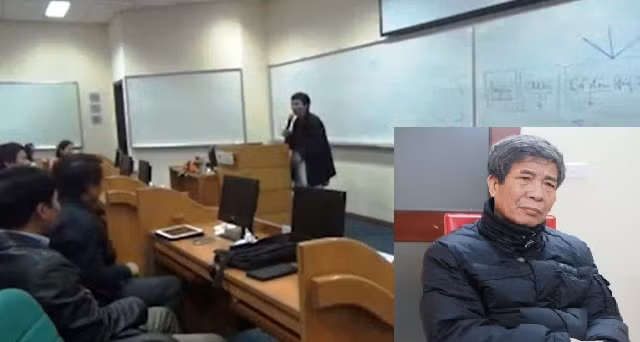 GS. Ngô Đức Thịnh (ảnh nhỏ bên phải) nói về Tiến sĩ văng tục trên bục giảng gây xôn xao dư luận thời gian qua. >>Bấm vào đây để xem video Tiến sĩ Lê Thẩm Dương văng tục