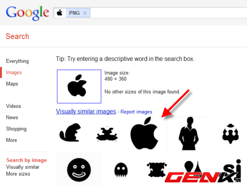 Tìm kiếm ảnh trên Google bằng cách vẽ hình ảnh 4 Tìm kiếm ảnh trên Google bằng cách vẽ hình ảnh 4