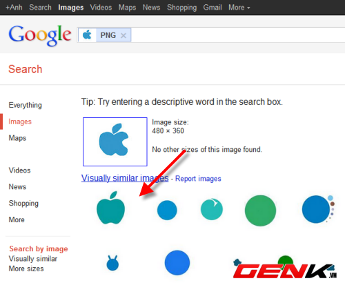 Tìm kiếm ảnh trên Google bằng cách vẽ hình ảnh 3 Tìm kiếm ảnh trên Google bằng cách vẽ hình ảnh 3