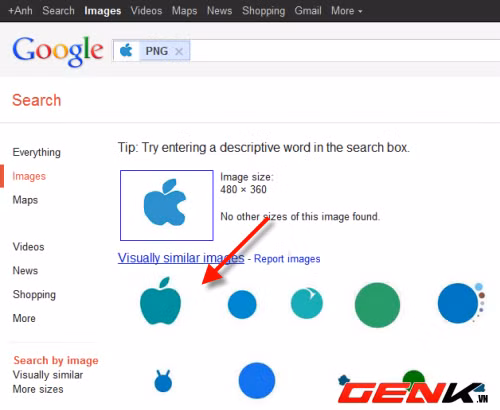 Tìm kiếm ảnh trên Google bằng cách vẽ hình ảnh 3