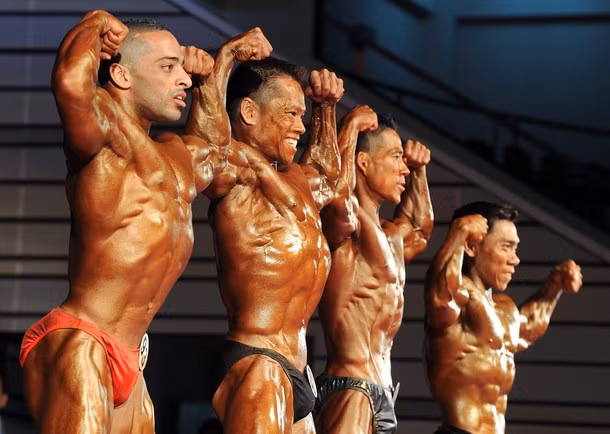 Ngắm cơ bắp cuồn cuộn của Phạm Văn Mách và các đối thủ ảnh 3 Ngắm cơ bắp cuồn cuộn của Phạm Văn Mách và các đối thủ ảnh 3