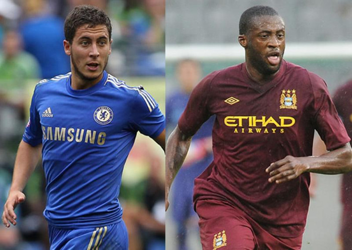 Eden Hazard – Yaya Toure: Nếu Hazard ra sân, anh sẽ được nếm mùi phong cách Premier League khi trước mắt anh sẽ là Yaya Toure, một trong những tiền vệ phòng ngự xuất sắc nhất giải Ngoại hạng (và cũng xuất sắc nhất thế giới). Toure dựa vào sức mạnh thể chất trong khi Hazard có tốc độ và kỹ thuật. Chiến thuật cũng sẽ đóng vai trò quan trọng: nếu Yaya Toure chơi tấn công nhiều hơn, Hazard sẽ có thêm đất biểu diễn. Nhưng với thể lực gần như không giới hạn của Toure, Hazard chắc gì sẽ thành công? Eden Hazard – Yaya Toure: Nếu Hazard ra sân, anh sẽ được nếm mùi phong cách Premier League khi trước mắt anh sẽ là Yaya Toure, một trong những tiền vệ phòng ngự xuất sắc nhất giải Ngoại hạng (và cũng xuất sắc nhất thế giới). Toure dựa vào sức mạnh thể chất trong khi Hazard có tốc độ và kỹ thuật. Chiến thuật cũng sẽ đóng vai trò quan trọng: nếu Yaya Toure chơi tấn công nhiều hơn, Hazard sẽ có thêm đất biểu diễn. Nhưng với thể lực gần như không giới hạn của Toure, Hazard chắc gì sẽ thành công?