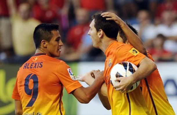 Anh ghi bàn thắng gỡ hòa cho Barca.