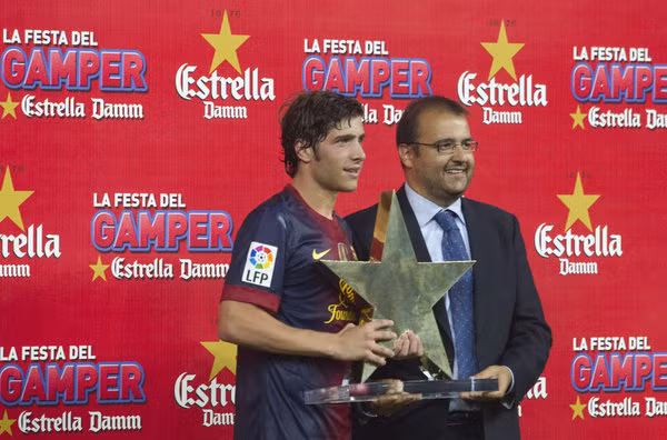 Barca được an ủi bằng giải cầu thủ xuất sắc nhất trận thuộc về S.Roberto.