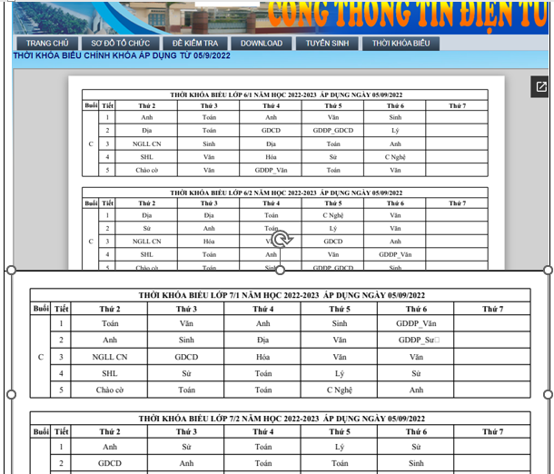 Môn tích hợp không có trong thời khóa biểu một số trường. Ảnh minh họa: Nhật Minh