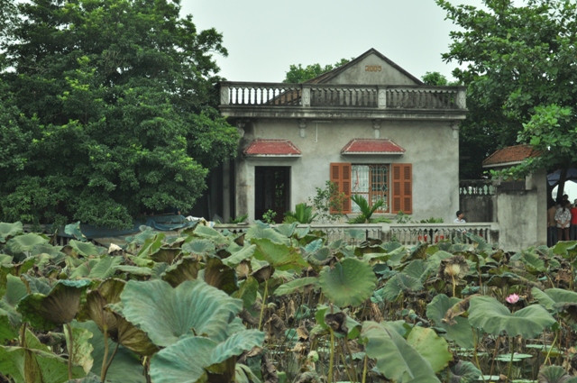 Căn nhà nơi diễn ra vụ thảm án tại Ứng Hòa Căn nhà nơi diễn ra vụ thảm án tại Ứng Hòa