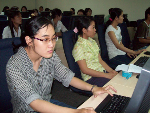 Một lớp học theo hệ liên thông. Ảnh minh họa.