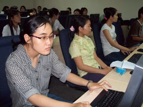 Một lớp học theo hệ liên thông. Ảnh minh họa.