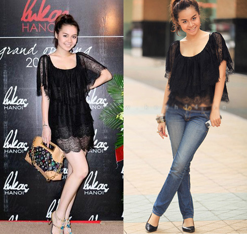 Túi Louis Vuitton hay váy Mango cũng là những thương hiệu ưa thích của "Yêu nữ hàng hiệu" Vũ Hạnh Nguyên.