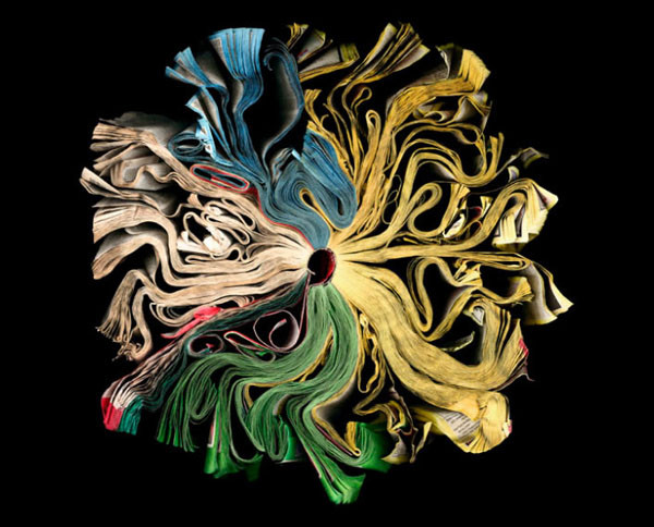 Tác giả đã nhuộm màu sách để có được những dải màu bắt mắt như thế này đấy! Tác giả đã nhuộm màu sách để có được những dải màu bắt mắt như thế này đấy!