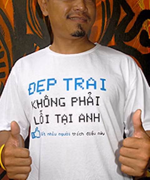 Bạn trẻ này tự tin quá?