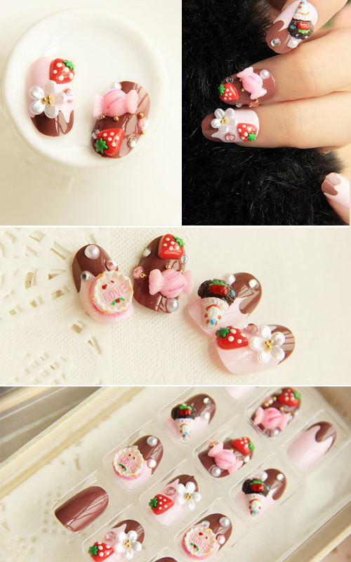 Khá cầu kỳ phức tạp với nhiều họa tiết, hoa văn đính kèm trên chiếc móng nhưng hiệu quả thẩm mỹ lại rất tốt. Xem thêm: Ngày cưới, bạn nên sơn móng tay thế nào? Khá cầu kỳ phức tạp với nhiều họa tiết, hoa văn đính kèm trên chiếc móng nhưng hiệu quả thẩm mỹ lại rất tốt. Xem thêm: Ngày cưới, bạn nên sơn móng tay thế nào?