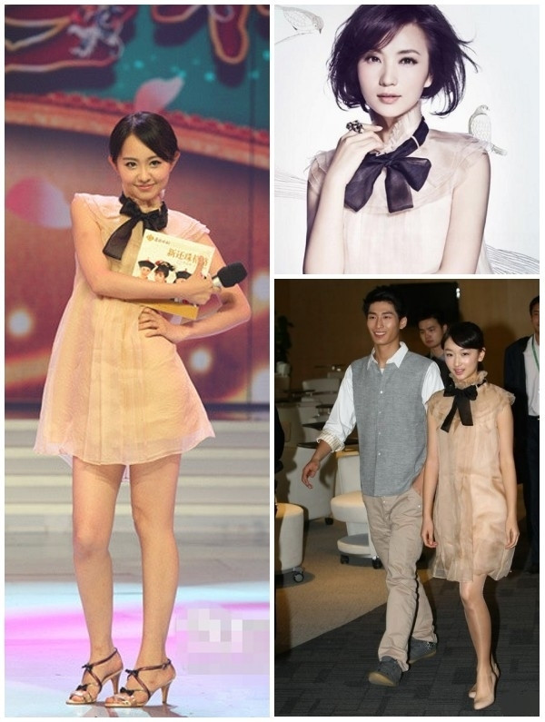 Tôn Diệu Kỳ, Trần Hảo và Châu Đông Vũ không chỉ khác nhau về tuổi, dáng người, tính cách nên chiếc váy ngắn cũng được sử dụng với những hình ảnh khác nhau từ ngây thơ, quyến rũ đến gợi cảm. Xem thêm: Sao Hàn "giơ" bằng chứng: Tôi đẹp hoàn toàn tự nhiên (P2)