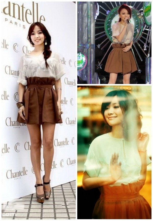 Trương Thiều Hàm và Từ Tịnh Lôi đều rất xinh xắn, gợi cảm trong vụ "đụng hàng" này. Xem thêm: Sao Hàn "giơ" bằng chứng: Tôi đẹp hoàn toàn tự nhiên (P2)