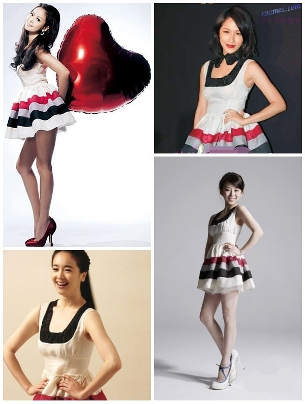 Tôn Vân Vân, Tả Tiểu Thanh, Tiểu Á Hiên, Phan Hiểu Đình không hẹn cùng gặp trong váy ngắn vô cùng gợi cảm. Xem thêm: Sao Hàn "giơ" bằng chứng: Tôi đẹp hoàn toàn tự nhiên (P2)