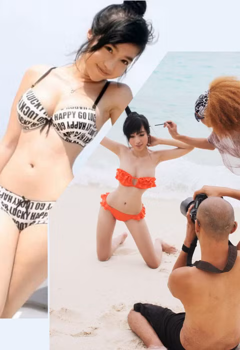 Khoe dáng mê người bên bãi biển với bikini. Khoe dáng mê người bên bãi biển với bikini.