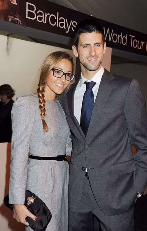 Jelena Ristic, bạn gái của tay vợt số 1 thế giới.