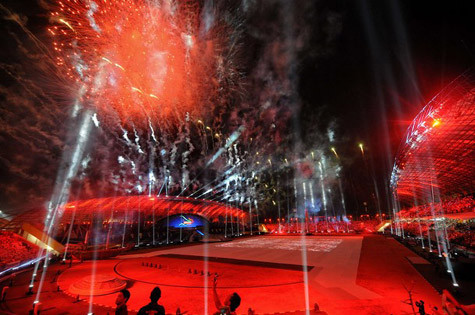 Những tiết mục biểu diễn đặc sắc trong lễ khai mạc.