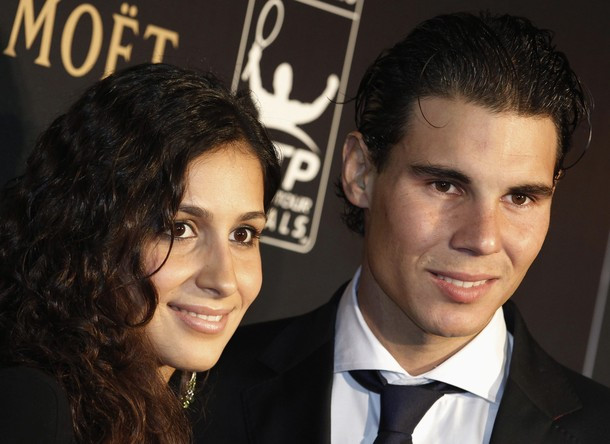 Nadal và bạn gái Maria Francisca Perello. Nadal và bạn gái Maria Francisca Perello.