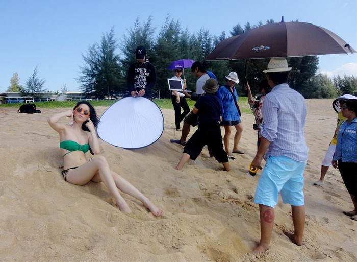 Cô đánh giá lần chụp hình này hoàn toàn thuận lợi Cô đánh giá lần chụp hình này hoàn toàn thuận lợi