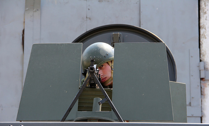 Xe bọc thép chở quân Rys của Quân đội Nga.