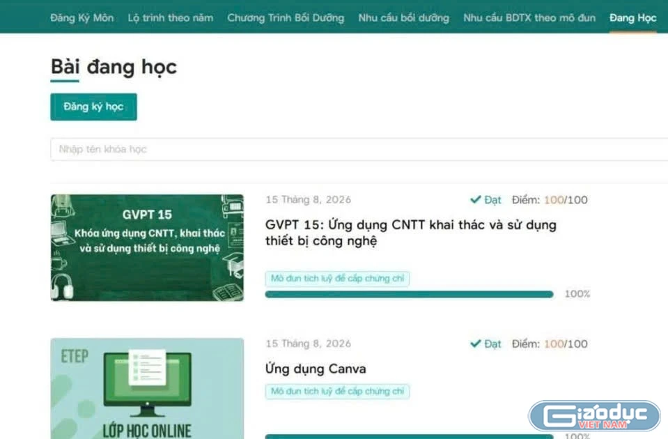 Nội dung bồi dưỡng thường xuyên cho giáo viên trong năm học 2025 - 2026 ...