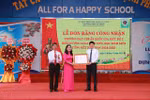 Trường THCS Lê Chân đón bằng công nhận trường đạt chuẩn quốc gia mức độ 2