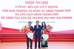 PGS.TS Bùi Xuân Hải được bổ nhiệm là Bí thư Đảng ủy kiêm Hiệu trưởng Trường ĐH Hải Phòng