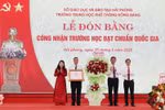 Trường THPT Hồng Bàng đón Bằng công nhận trường đạt chuẩn quốc gia mức độ 2