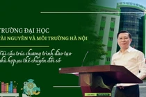 ĐH Tài nguyên và Môi trường HN tái cấu trúc chương trình đào tạo phù hợp xu thế