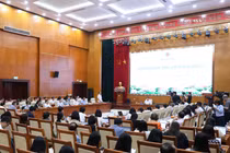 Quang cảnh họp báo thường kỳ quý I/2026 của Bộ Tài chính.