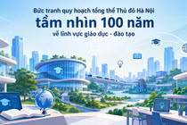 Bức tranh quy hoạch tổng thể Thủ đô Hà Nội tầm nhìn 100 năm về lĩnh vực giáo dục - đào tạo
