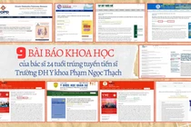 Chi tiết 9 bài báo khoa học của bác sĩ 24 tuổi trúng tuyển tiến sĩ ĐH Y khoa Phạm Ngọc Thạch
