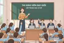 Hội thi giáo viên dạy giỏi cấp tỉnh giờ đây không còn cảnh giáo viên "diễn" nữa