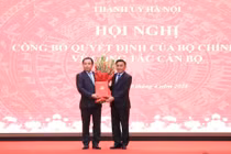 Ông Trần Đức Thắng giữ chức Bí thư Thành ủy Hà Nội