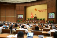 Toàn cảnh phiên họp sáng ngày 24/6. Ảnh: Media Quốc hội.
