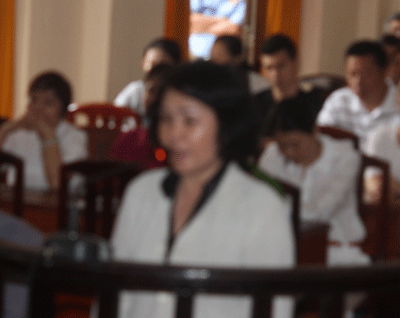 Bị cáo tại phiên tòa Bị cáo tại phiên tòa