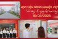 Từ giảng đường đến điểm bỏ phiếu: Học viện Nông nghiệp Việt Nam sẵn sàng cho "ngày hội non sông"