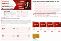 TS, ThS được Viện IDEAS hỗ trợ, bằng không được công nhận, người học cần tìm hiểu kỹ