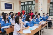 Học sinh Trường Trung học phổ thông chuyên Lào Cai (tỉnh Lào Cai). Ảnh: NTCC.